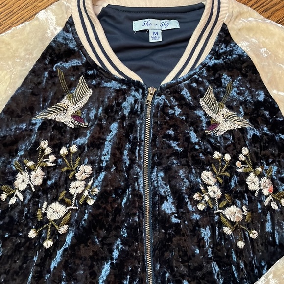 Velvet zip up - Picture 2 of 4